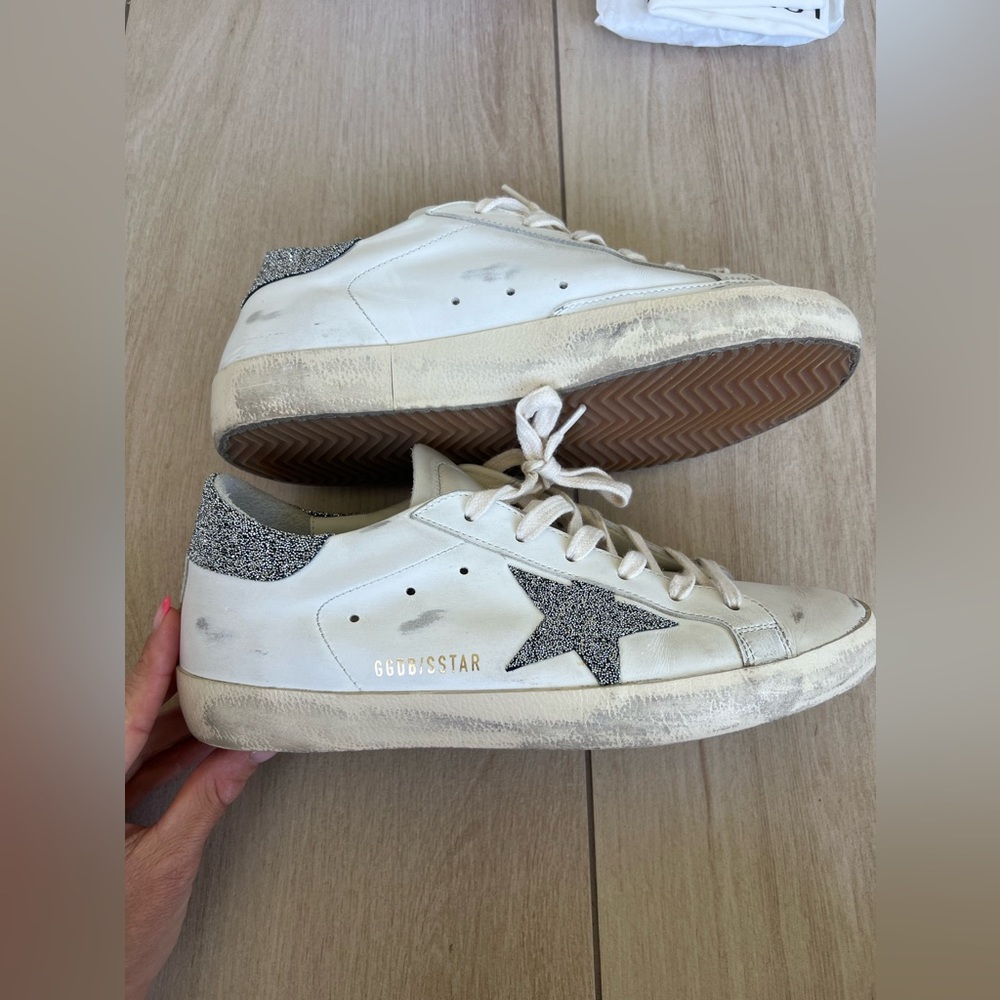 Golden Goose Crystal Star and heel Superstars - Picture 3 of 6